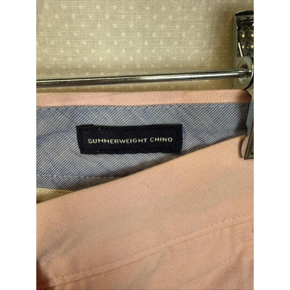 J.Crew The Sutton Summerweight Chino Pants Pink Mens 31x30 (Measures 32x30)